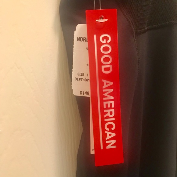 GOOD AMERICAN MIXED MESH TRAINING JUMPSUIT-NWT - Picture 6 of 7